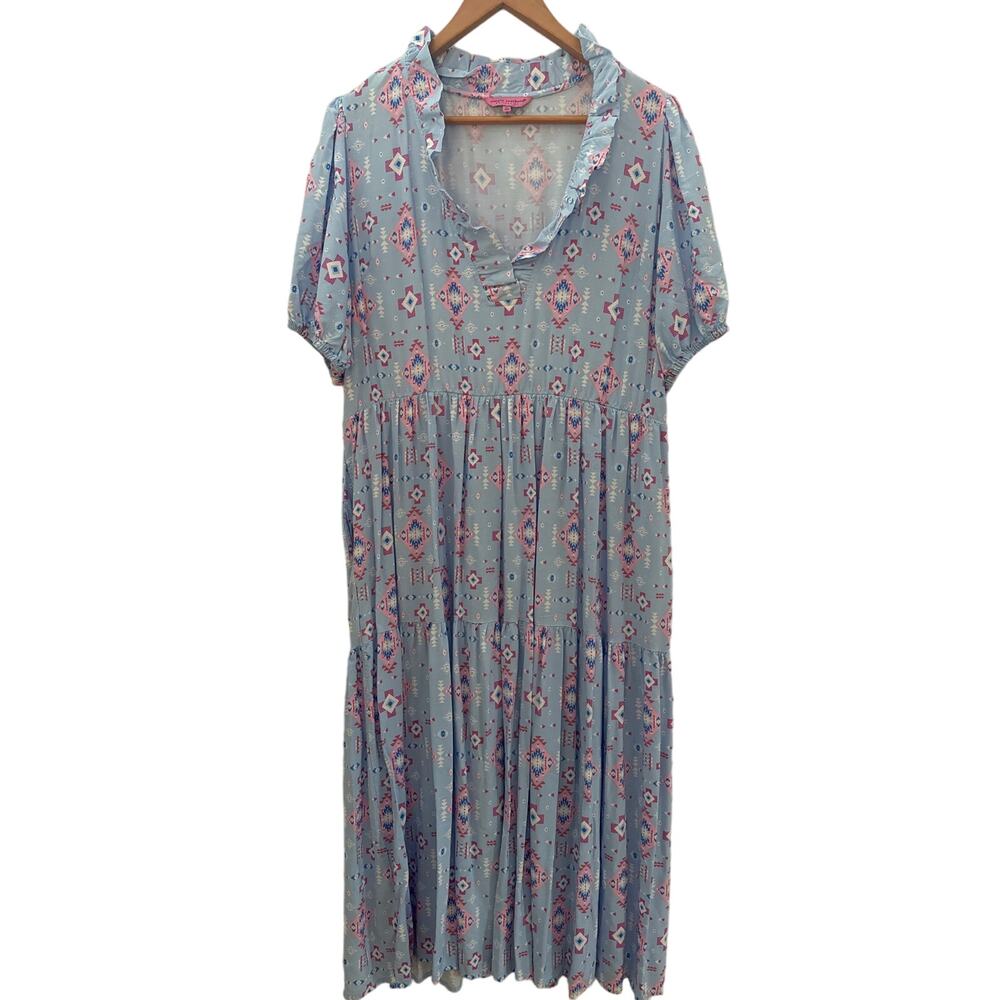 Simply Southern Aztec Print Maxi Dress XL